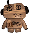 Дизайнерская игрушка Ecobot