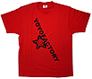 Футболка YYF Logo Star красная