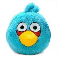 Подушка Angry Birds spaсe голубая