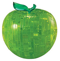 Головоломки 3D Crystal Puzzles "ЯБЛОКО" (зеленое)