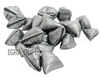 Жвачка для рук IGRA GUM - Серебряный металлик (35 гр.)