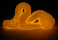 Жвачка для рук IGRA GUM - Светящийся Янтарь (65 гр.)