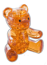 Головоломки 3D Crystal Puzzles "Мишка янтарный"