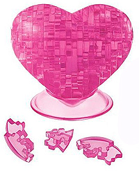 Трехмерная головоломка СЕРДЦЕ из серии CRYSTAL PUZZLE